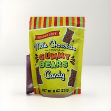 2bags Trader Joe  s Milk Chocolate Covered Gummy Bears 8 oz