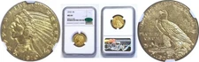1910 $5 Indian Gold NGC MS-64 CAC