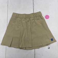 Childrens Place Skort Girls 12 Khaki Pleated Quick Dry Tennis Golf Uniform