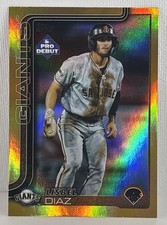 Lisbel Diaz 2025 Topps Pro Debut Chrome Gold#d 23/50