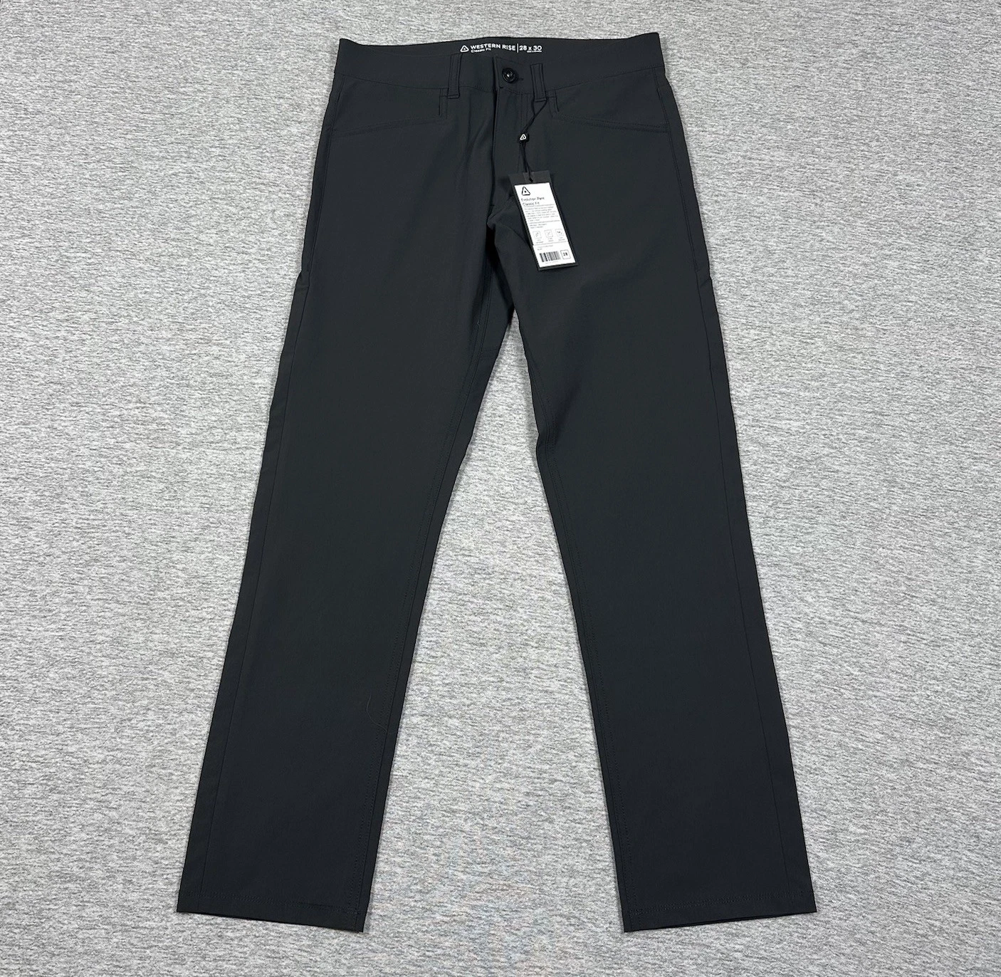 Western Rise Pants Mens 28x30 Black Evolution Classic Performance Stretch NEW