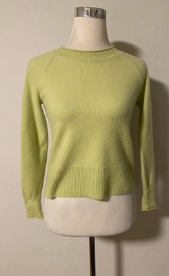 Madewell Women's Pullover Sweater Cashmere Very Soft Warm size XS Green