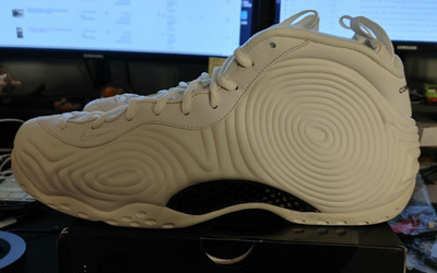 BNIB Nike  Foamposite One Comme Des Garcons white CDG Size 12