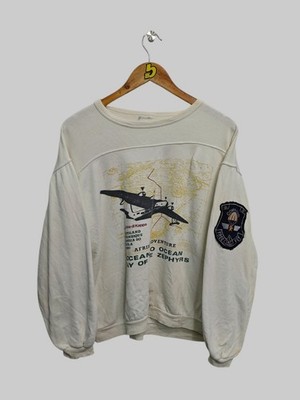 Vintage Kappa Sweatshirt Robe von Kappa Patch Stickerei Crewneck 90er Gr.XL