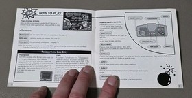 Bomberman '93 TurboGrafx 16 Original Manual Instruction Booklet Only - NO GAME