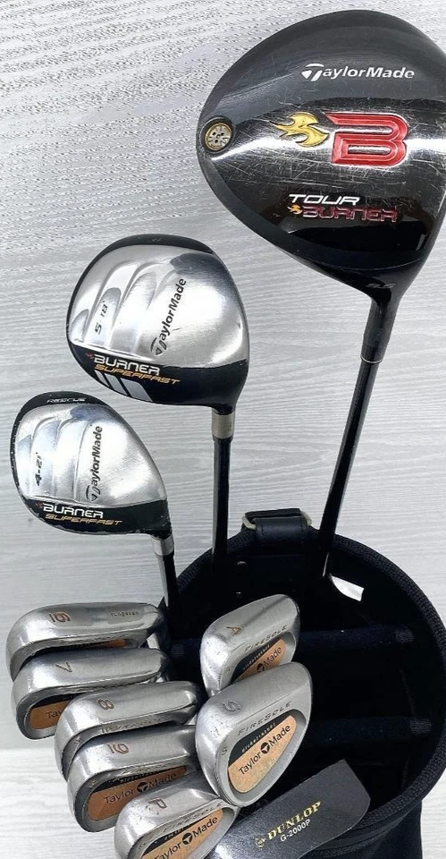 Taylormade Schläger Set 1W 5W 4H 6-9i Pw Aw Sw PT 11-teilig RH Graphit Stiff Herren Golf