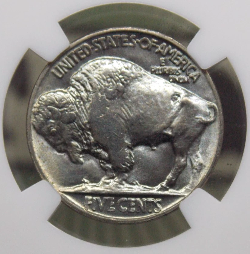 1930 "P" Indian Head BUFFALO Nickel 5c NGC MS64 #003 Unc BU Uncirculated ECC&C - Image 2 of 4