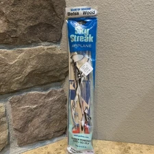 Guillow's Sky Streak No. 50 Balsa Wood Airplane Glider Rubber Band Powered  New