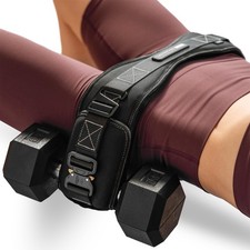 Premium Hip Thrust Belt for Dumbbells Kettlebells Patent
