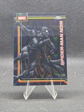2026 Topps Chrome Marvel Spider-Man Noir #165 Black RayWave Refractor 2/10