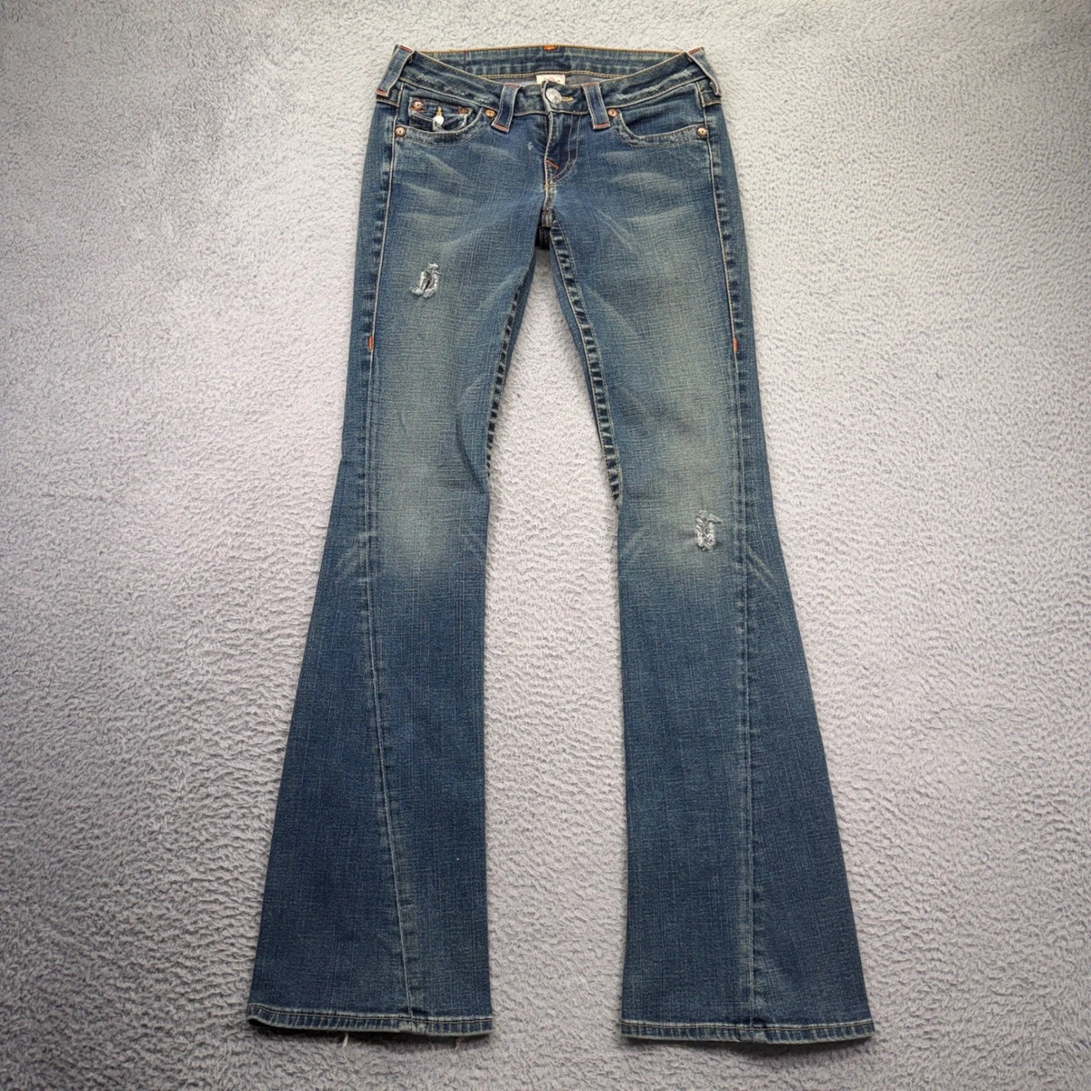 True Religion 33 in Inseam Low (6.5-8.5 in) Rise Jeans for Women