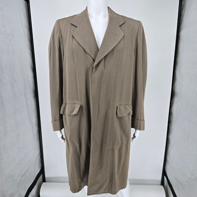 #ad #ad Vintage 1940s J.C Penney Co. Inc. Craftsman Water Repellent Overcoat L $59.99