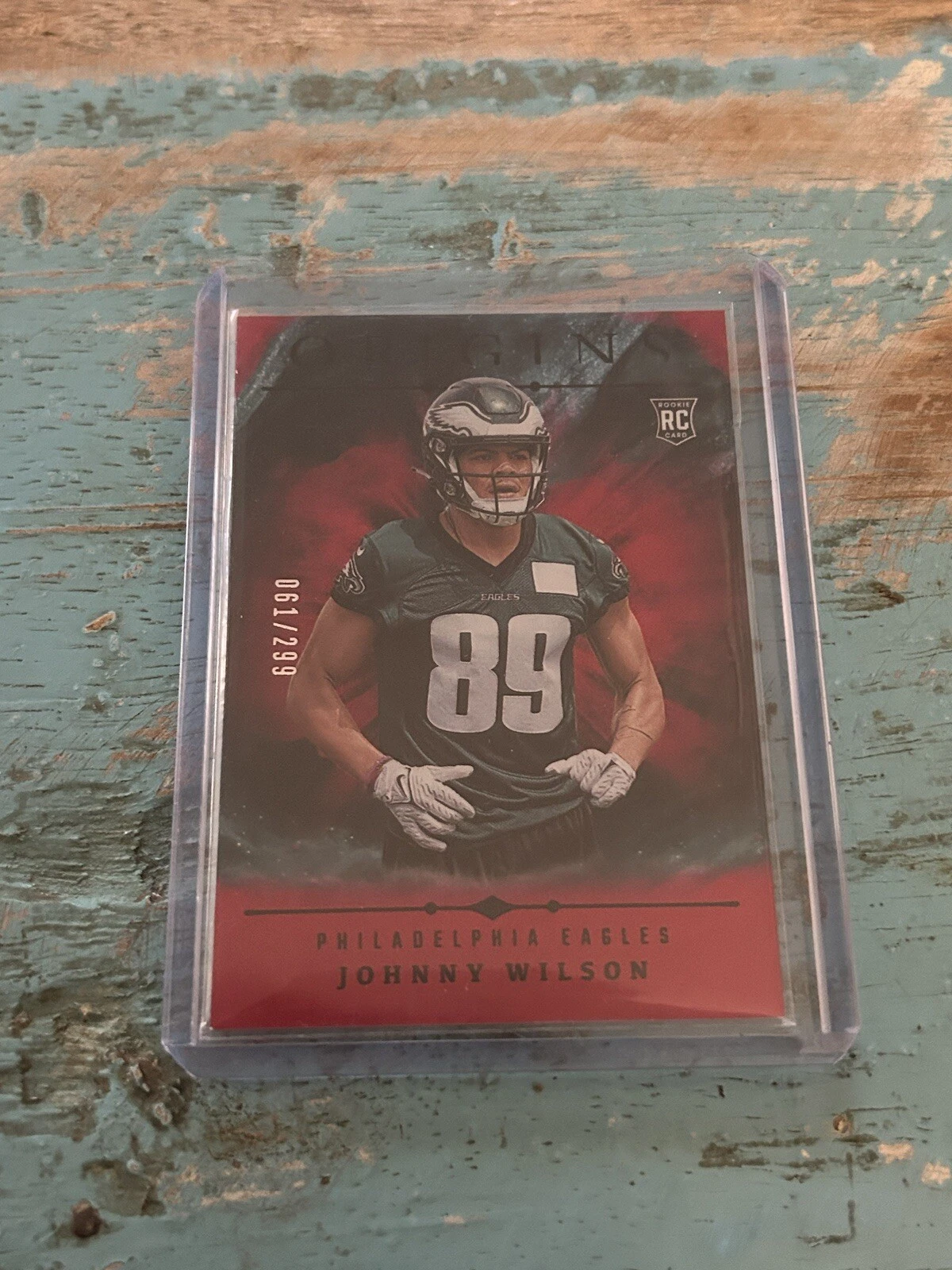 Johnny Wilson Panini Origins #135 Holo Black 1/1