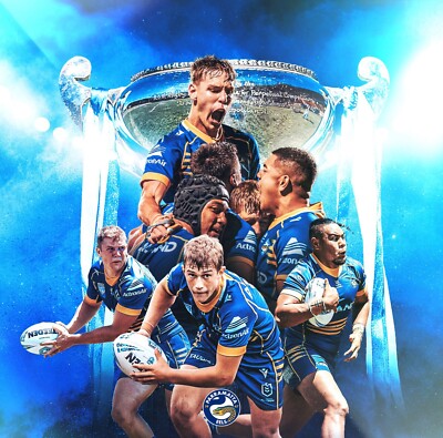 NRL RUGBY PARRAMATTA EELS TEAM PLAYER PHOTO
