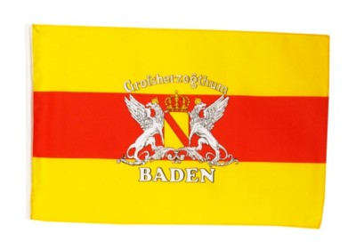 Deutschland Baden mit Wappen Banner badische Fahnen Flaggen 30x45cm