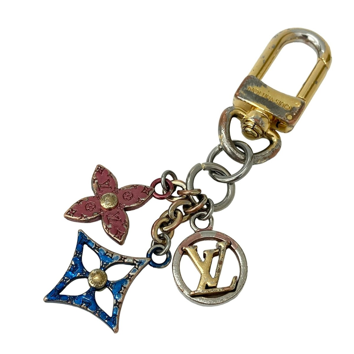Louis Vuitton M00560 Porte Cles Nanogram Bag Charm Key Chain