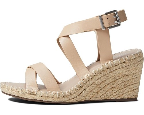 Charles by Charles David Norway Espadrille Women's 7.5 Nude Wedge Sandals KHD812 - Picture 7 of 10