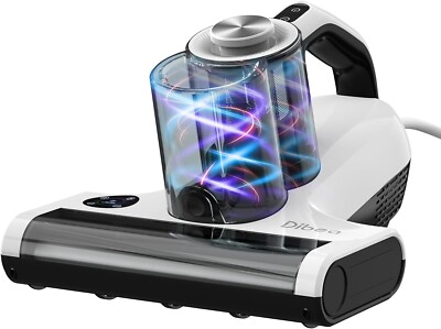 Dibea 450 W Handstaubsauger für Matratzen, UV-C-Licht, weiß