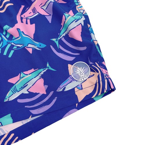 Chubbies The Daddy Sharks 5.5'' Classic Swim Trunks Mesh Lined Shorts (Size M) - Picture 8 of 8
