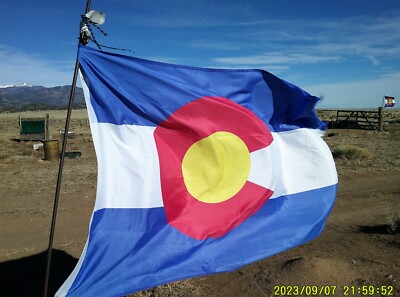 3x5 ft Colorado State Flag Polyester Banner
