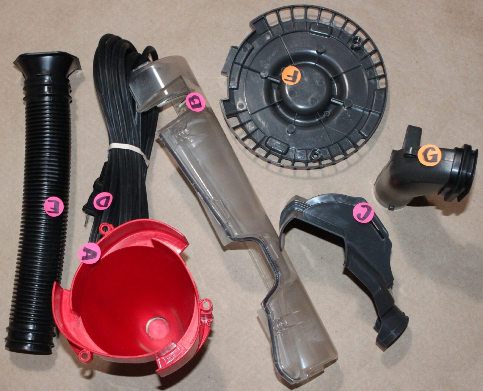 Hoover UH70816 WINDTUNNEL UPRIGHT VACUUM CLEANER " REPLACEMENT PARTS