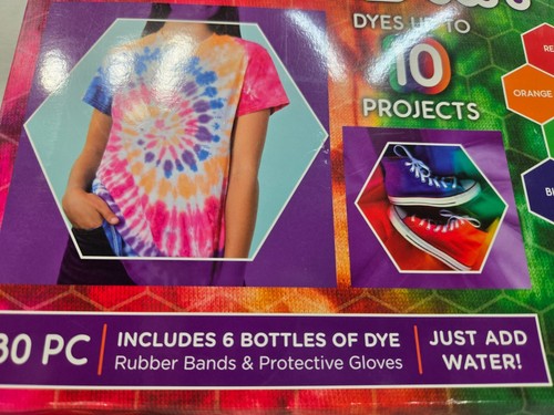 Be You Rainbow Tie Dye 30 Piece Kit Just Add Water 10 Projects FREE SHIPPING - Picture 6 of 10