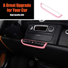 Pink Central Control Door Lock Switch Trim For Benz Smart Fortwo 451 2009-15