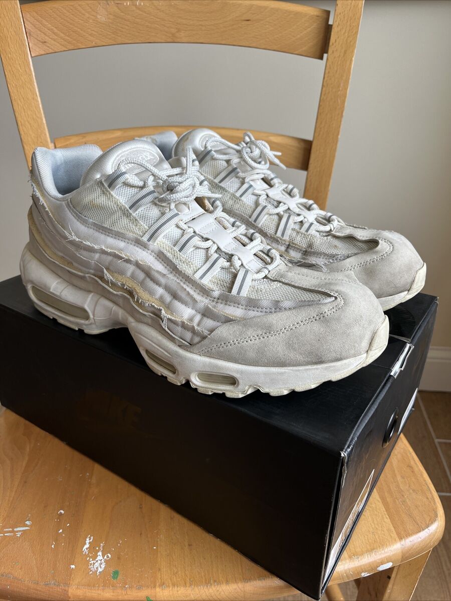 Nike Air Max 95 Comme Des Garçons CDG summit White Size 14 Nike Air Max 95 Comme Des Garçons CDG summit White Size 14