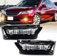 Fog Light Assembly for 2013 2014 2015 Honda Accord (4-Door Sedan) with H11 12V 5
