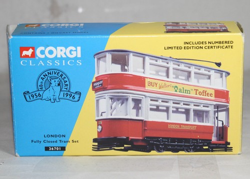 CORGI TRAMWAY CLASSICS - 36701 - CLOSED TRAM - LONDON TRANSPORT - HIGHBURY - Picture 8 of 11