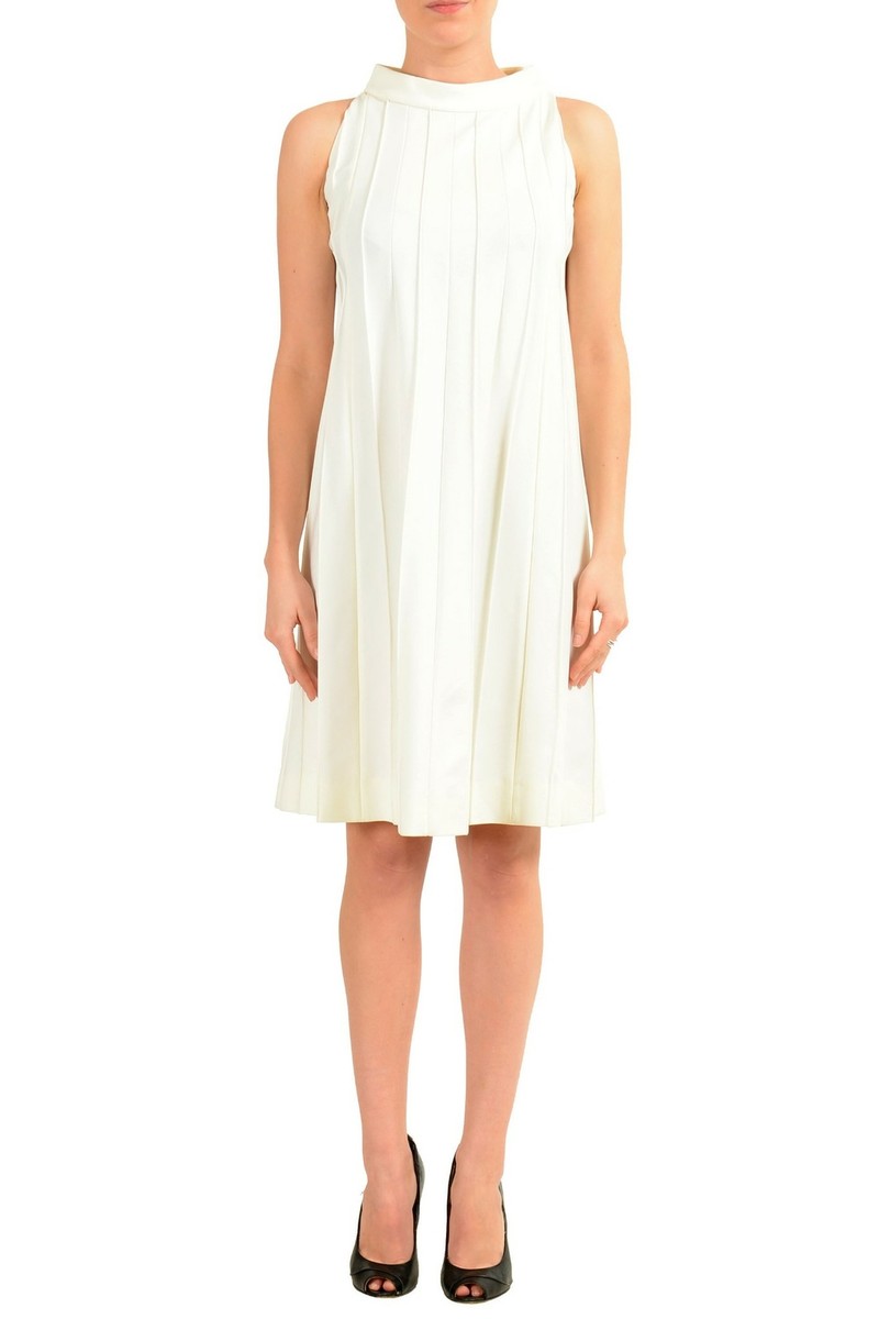 ワンピース MAISON MARGIELA Woman Dress White S51DT0014S43001 100 White Maison Margiela White Graphic Sleeveless Women's Sheath