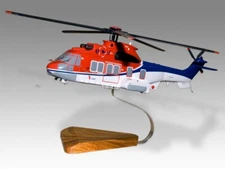 Airbus Eurocopter EC225 CHC Desk Wood Helicopter New Model Small Scale 1/72