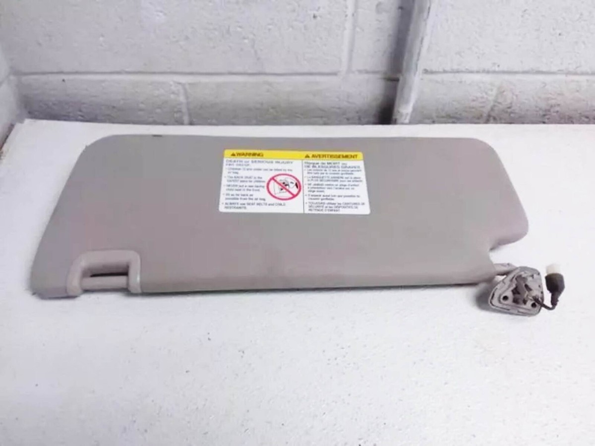 2016-2020 Nissan Titan XD Right Passenger Sun Visor Sunvisor Gray