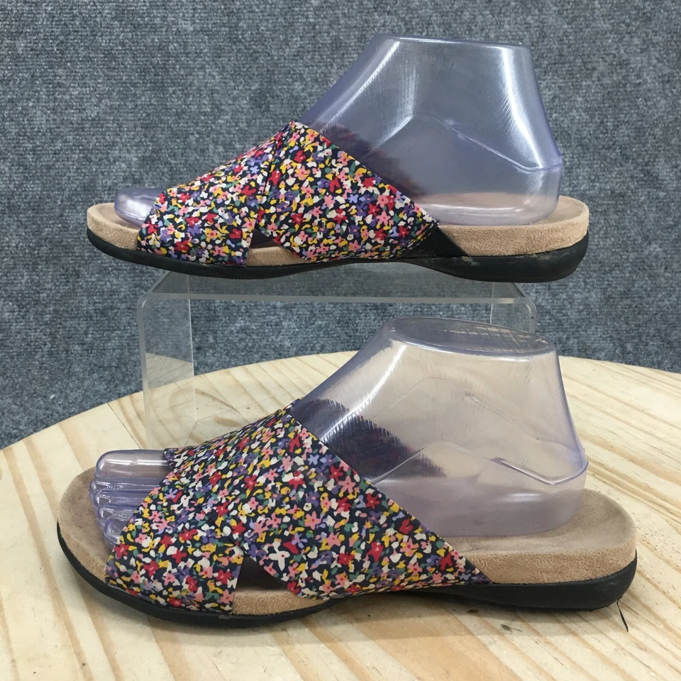 Sandalias Naturalizer Mujer 8M Pasillo Deslizable Multicolor Tela Sin Cordones Informales Bajo Foto 2 de 4