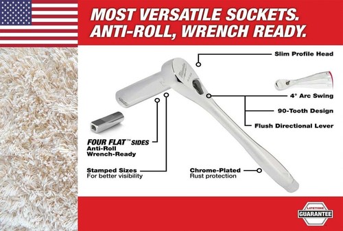 Milwaukee Tool 48-22-9487 47Pc 1/2" Drive Ratchet & Socket Set With Packout - 第 3/13 張圖片