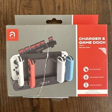 New ATRIX Charger & Game Dock For Nintendo Switch Joy Cons - Damaged Box