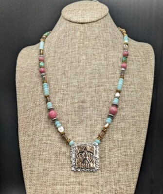Shube Dakota West Sterling Silver & Bronze Thunderbird Multi