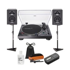 Audio-technica At-lp120x-usb Direct-drive Analog/usb Turntable Black Bundle