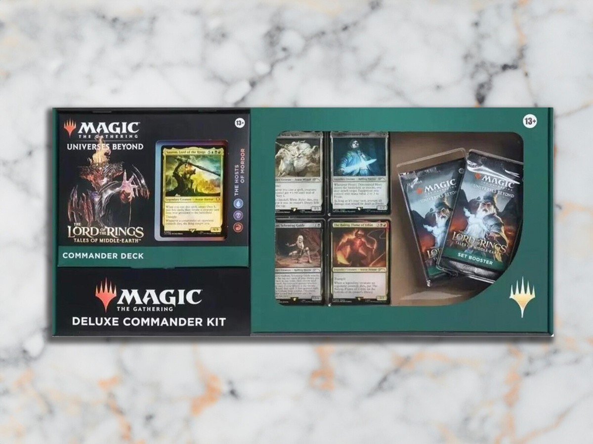 MTG LOTR Deluxe Commander Kit - SEALED Set of 4 Decks (Elven MTG LOTR Deluxe Commander Kit - SEALED Set of 4 Decks (Elven