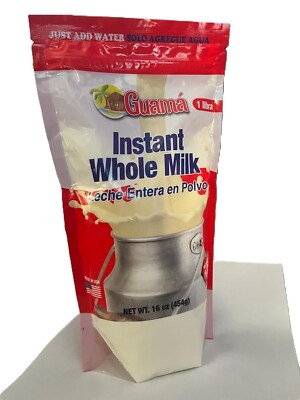 Guama Instant Whole Milk Powder 16 oz (3 Pack) | Leche Entera en Polvo