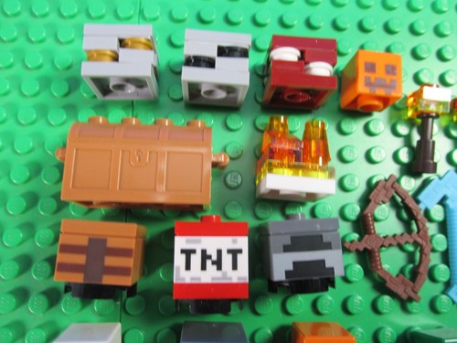 lego MINECRAFT minifigure BUNDLE set lot TNT STEVE CREEPER ALEX ZOMBIE WITHER - Picture 5 of 6