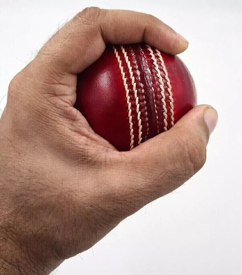 Nueva pelota de cricket cosida a mano cuero fino JUGADOR DE GRADO DE PRUEBA...