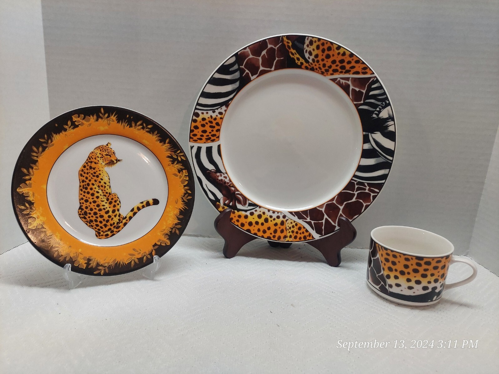 Giraffe Zebra Leopard Print  Fc Porcelain