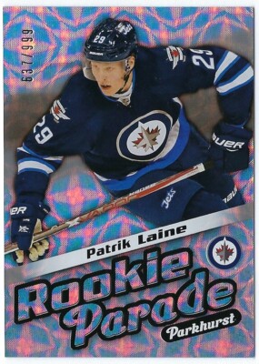 2016/17 Parkhurst Rookie Parade card# RP25 of Patrik Laine