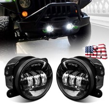4inch Led Fog Lights Front Bumper Driving Lamp Fits For Jeep Wrangler Jk Jl Jt 4inch Led Fog Lights Front Bumper Driving Lamp Fits For Jeep Wrangler Jk Jl Jt