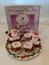 1997 Chadwick Mills Santa Claus miniature tea set No. 31572