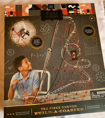 FAO Schwarz Build-A-Roller Coaster 753-piece Set Brand New in Box 694202326473 | eBay