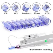 10PCS 9/12/24/36/42 Pins 3D/5D Nano Needle Cartridge Tip Skin Care for Micro Pen