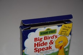 Sesame Street: Big Bird's Hide & Speak Nintendo NES Game COMPLETE CIB TESTED