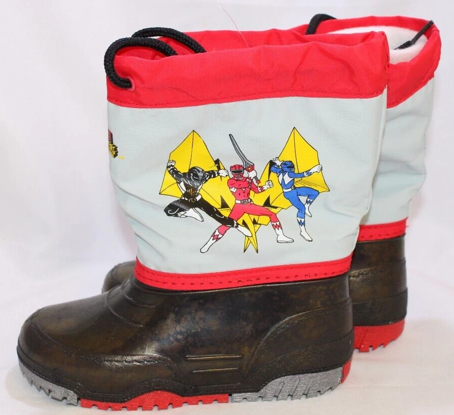 Mighty Morphin Power Rangers Kids Boots Size 9 eBay